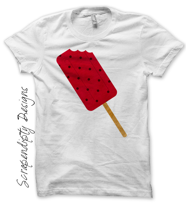 cat riding popsicle shirt