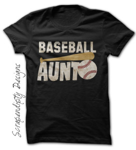 Baseball Aunt Shirt